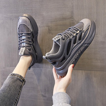 Korean trendy brand Internet celebrity daddy shoes women 2022 new all-match ins trendy thick bottom super hot casual running sneakers