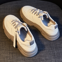 Korean trendy brand small white shoes women 2022 spring and autumn new all-match thick-soled daddy shoes womens sports and leisure low-cut sneakers