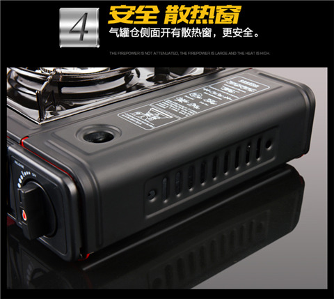 Cassette bếp di động chống gió ngoài trời bếp nướng cắm trại bếp gas gas bếp hoang dã lò cass - Bếp lò / bộ đồ ăn / đồ nướng dã ngoại bếp du lịch namilux
