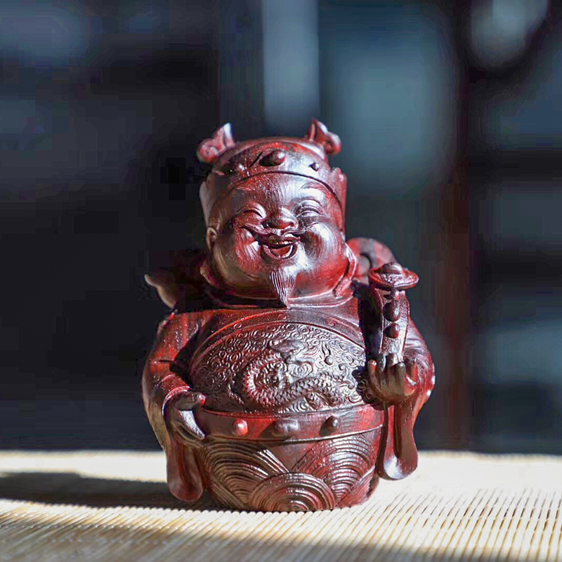 The Goddess of the Taka Indian Little Leaf Talmu Livewood Sculpture figure Qingknife Gift A005