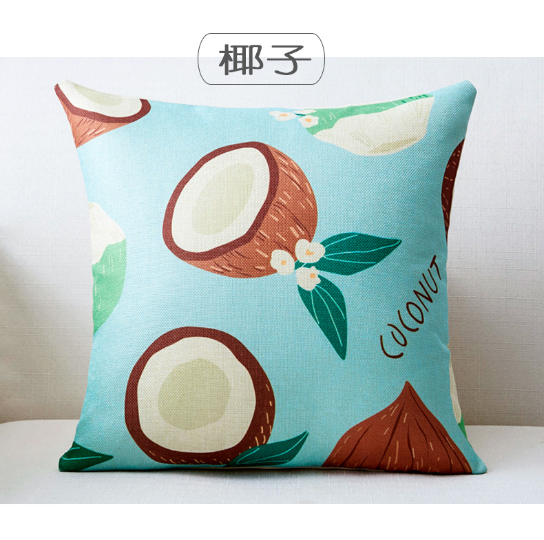 Phim hoạt hình in gối sofa đệm vuông gối phòng khách hình chữ nhật đệm ôm gối không có lõi - Trở lại đệm / Bolsters gối ôm kèm chăn
