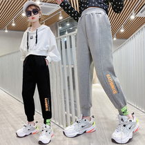 Girl Sports Pants Spring Autumn 6 Year Old Girl Foreign Pistachio Pants 7 Spring Children Pants 8 Casual Single Children Long Pants 9