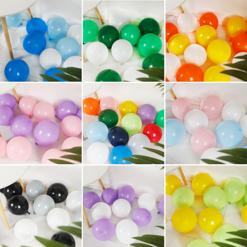 Wedding Wedding House Colorful Floating Air Ball Decoration Scene Placement Birthday Party Dress Matt Latex Balloons