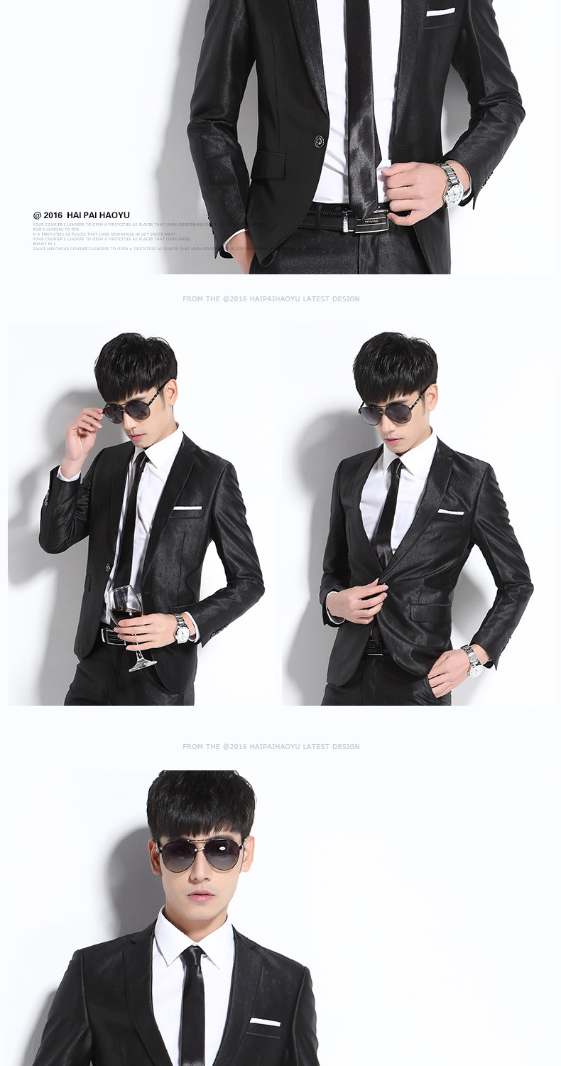 Costume homme HAIPAI HAOYU 100% Polyester pour printemps - Ref 1549845 Image 12