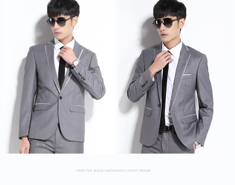 Costume homme HAIPAI HAOYU 100% Polyester pour printemps - Ref 1549793 Image 20