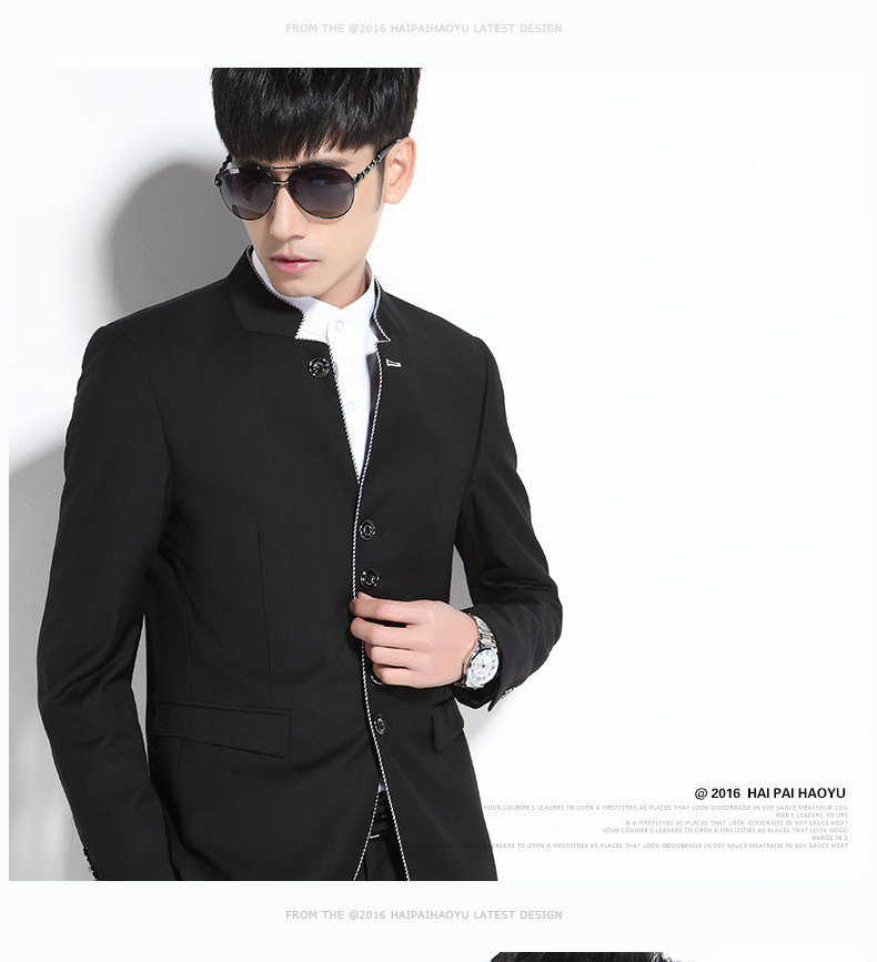 Costume homme HAIPAI HAOYU 100% Polyester pour printemps - Ref 1549852 Image 16