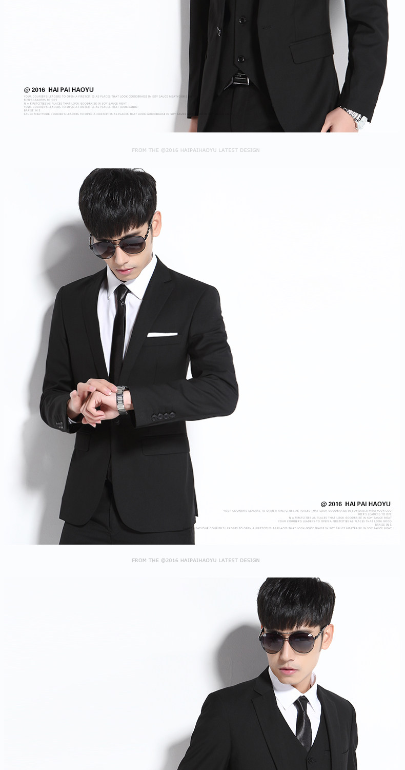 Costume homme HAIPAI HAOYU 100% Polyester pour printemps - Ref 1549833 Image 11