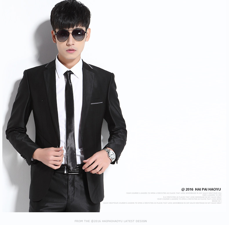 Costume homme HAIPAI HAOYU 100% Polyester pour printemps - Ref 1549828 Image 18