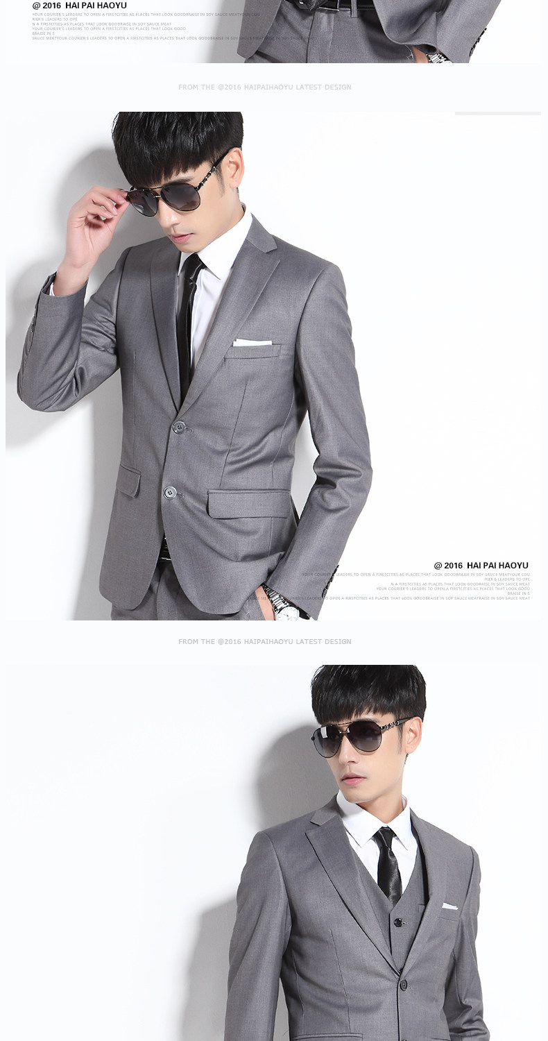 Costume homme HAIPAI HAOYU 100% Polyester pour printemps - Ref 1549833 Image 22