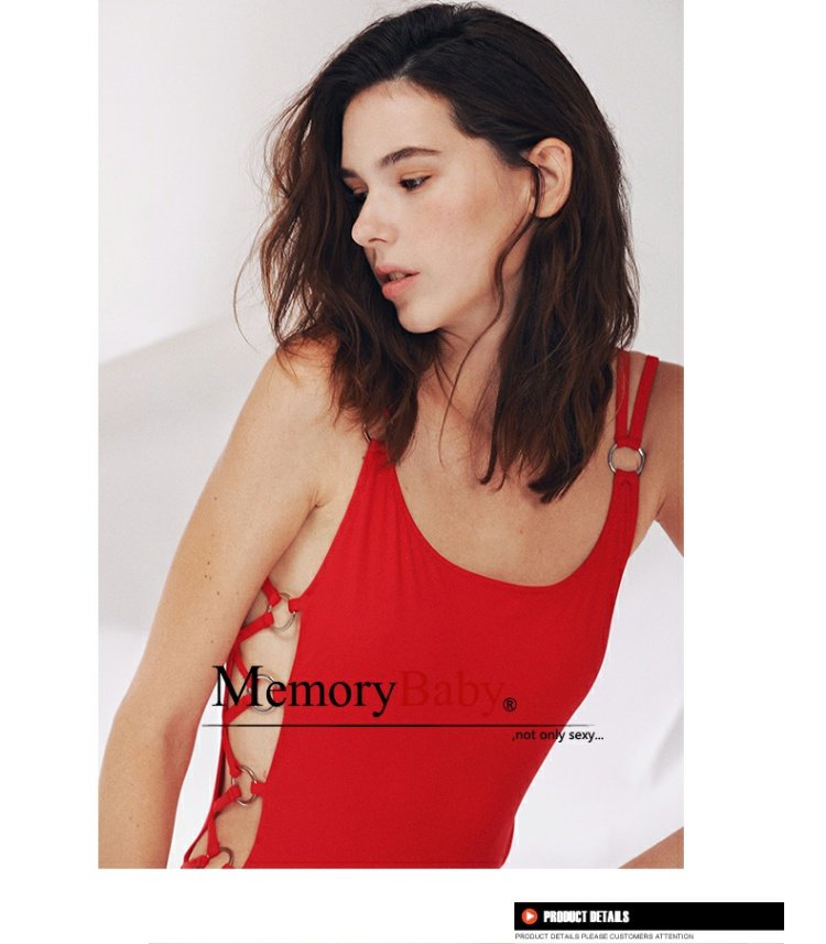 MEMORBABY2018 mới vòng thép openwork tuyệt đẹp gợi cảm là mỏng che bụng nhỏ ngực tập hợp áo tắm một mảnh phụ nữ - Bộ đồ bơi One Piece áo bơi 1 mảnh