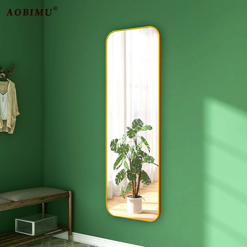 Dressing mirror wall hanging paste full-length mirror home wall mirror self-adhesive bedroom hanging wall three-dimensional fitting mirror floor mirror floor-to-ceiling mirror