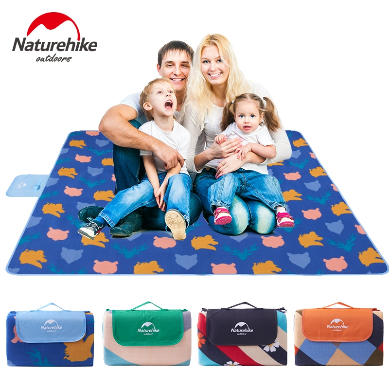 NH Bốn Mùa Picnic Mat Nhôm Flannel Mat Độ ẩm Mat Bé Crawling Mat Folding Ngủ Mat Picnic Picnic Grass Mat - Thảm chống ẩm / Mat / Gối