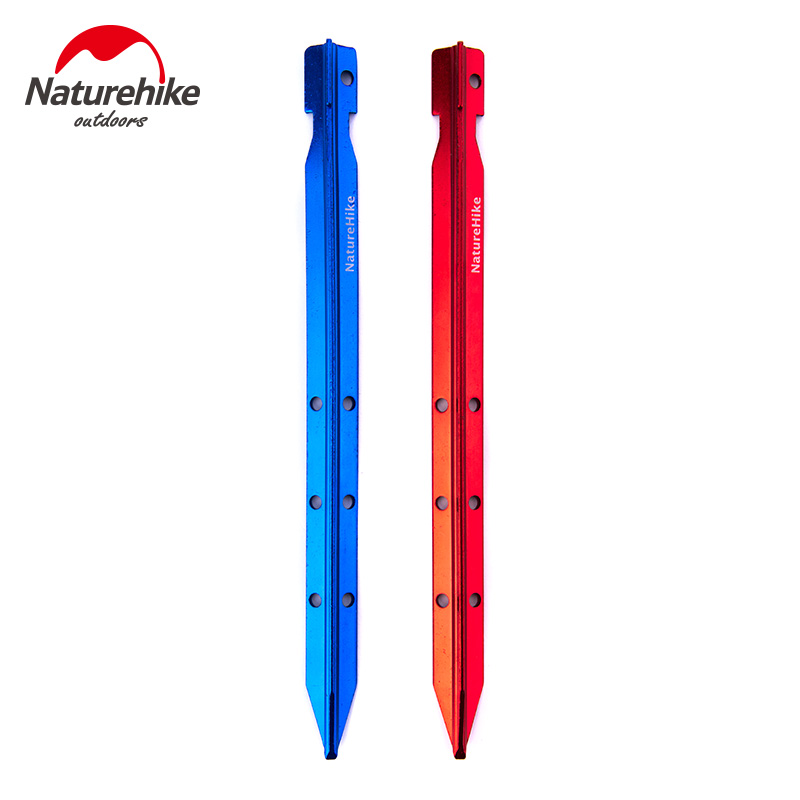 Naturehike nouvelle tent ground nails thickened and lengthened fixed three-sided beach ground pile diced accessories windproof camp nails