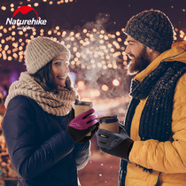 winter gloves NH embezzlement non-slip fleece gloves men and women outdoor touch screen Mountain Equipment gloves