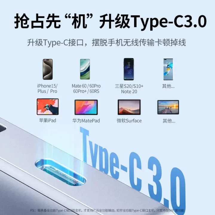 Угрен (UGREEN) USB3.0 измерительный удлинитель хаб хаб Type-C расширенный док-заклад ключ 15917