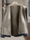 Plush denim jacket for men and teenagers in winter with handsome casual suit and thickened trendy lamb wool cotton coat