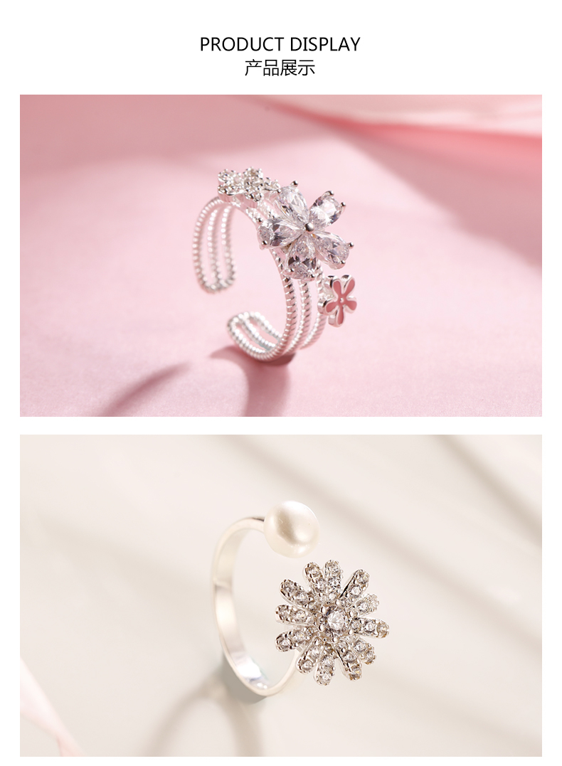 Bague Femme en Argenterie - Ref 3087131 Image 8