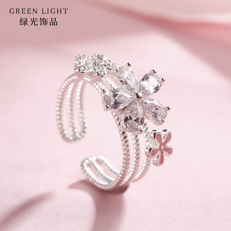 Bague Femme en Argenterie - Ref 3087131 Image 1