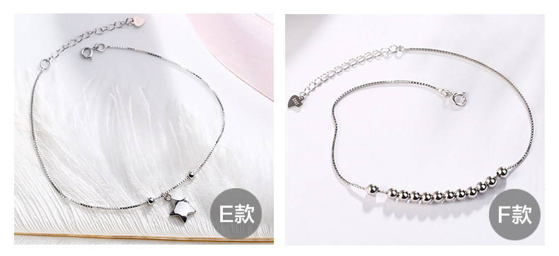 Bracelet de cheville Femme en Argenterie - Ref 3102722 Image 14