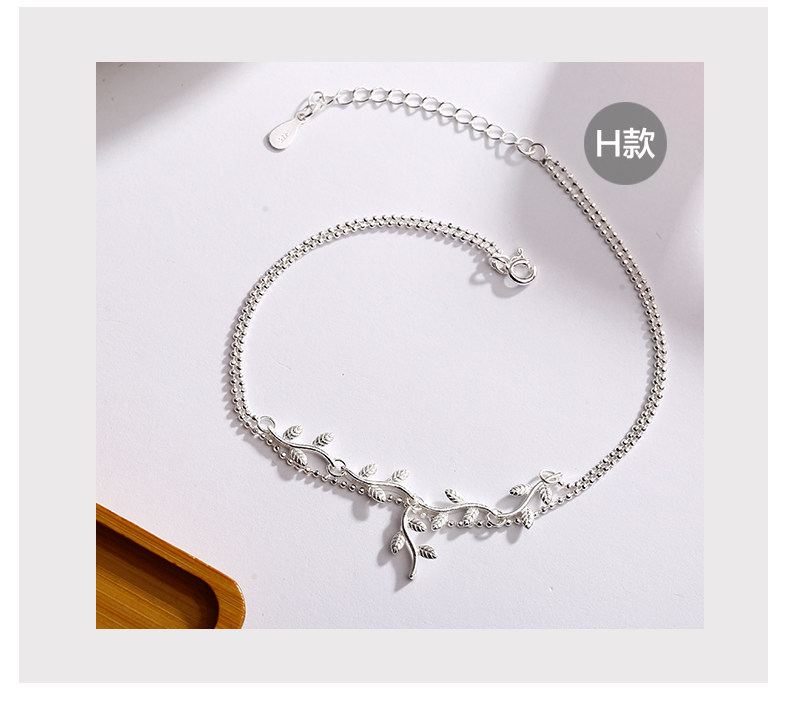 Bracelet de cheville Femme en Argenterie - Ref 3102722 Image 18