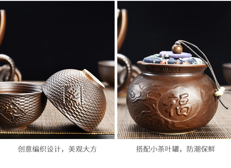 Household porcelain god kung fu tea set lazy people against the hot new type automatic office tea teapot teacup restoring ancient ways