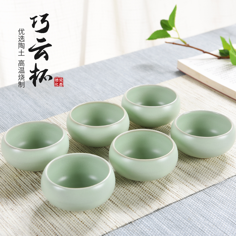 Open the slice god your up porcelain tea cups small ceramic kunfu tea tea sample tea cup, master cup teapot single CPU