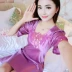 Sexy băng lụa đồ ngủ phụ nữ mùa hè nightdress ngắn- tay kích thước lớn dễ thương nhà dịch vụ sling phần mỏng Hàn Quốc phiên bản có thể được đeo