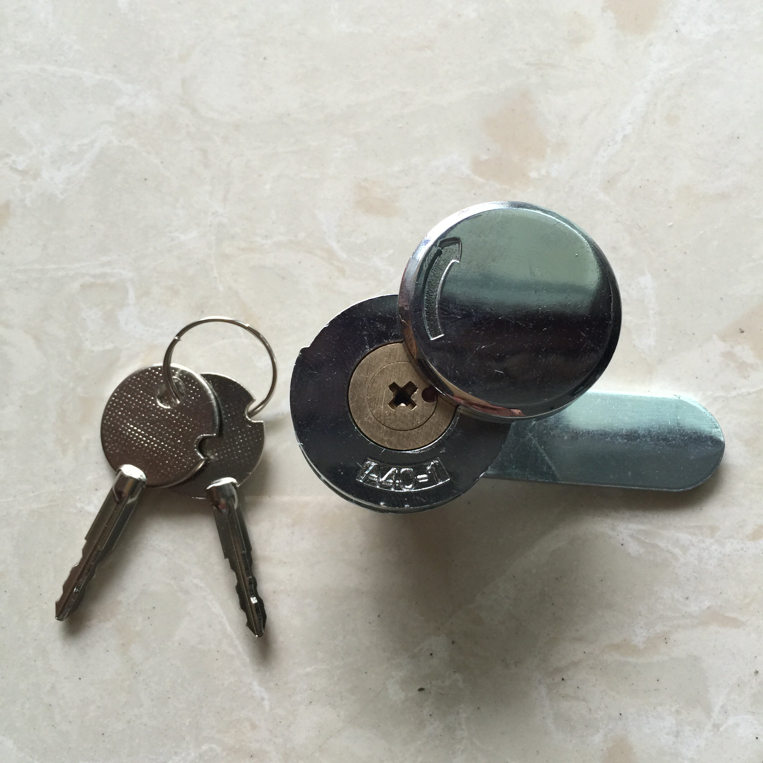 Factory direct Haitan cabinet lock A40-1 rainproof lock A400-1 cross copper core with lid lock A40-2A40-3