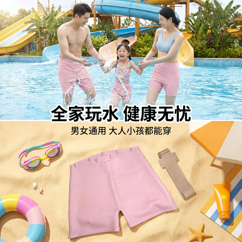 Swimming Anti-Infection Underwear for Women, Waterproof for Men and Women, Private Area Protection, Silicone Swimming Pool and Hot Spring Protection Swimming Anti-Infection Underwear for Women, Waterproof for Men and Women, Private Area Protection, Silicone Swimming Pool and Hot Spring Protection
