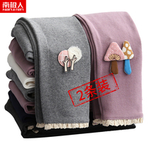 Childrens clothing Girls  leggings spring wear thin childrens pants Baby velvet pants 2021 spring and autumn new pants