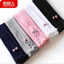 Girls leggings thin spring and autumn wear 2021 new childrens childrens clothing girls small pants knitted long pants