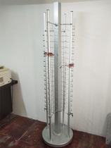 Creative aluminum alloy floor-standing rotating glasses display rack display rack with lock anti-theft glasses rack
