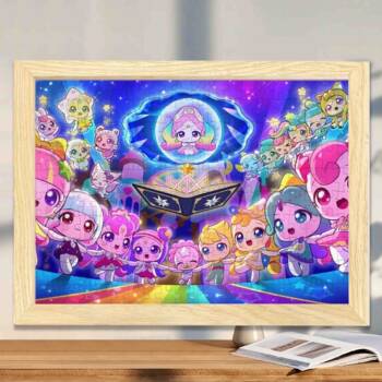 New wonderful and cute wooden puzzle cartoon animation desktop ornaments for adults and children toys as gifts for friends