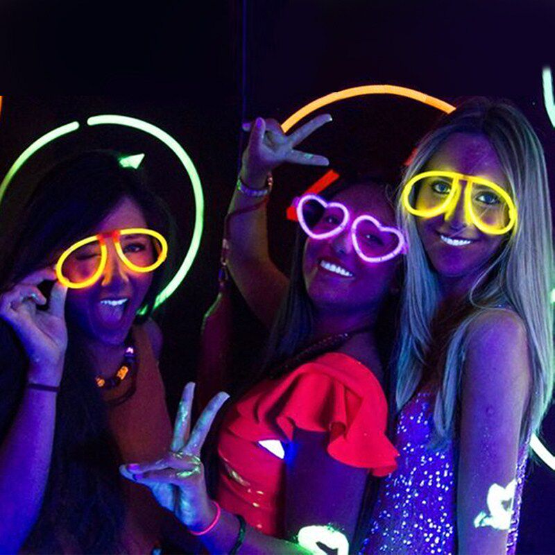 Fluorescent Glasses Luminous Loving Gleaming Glasses Disposable firefly Night Run Bar Trampoline Partying Atmosphere Props