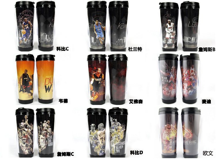 Quạt bóng rổ cung cấp thể thao sáng tạo Kobe James Curry Owen sinh viên giữ bút quà tặng cốc nước 	quần áo bóng rổ nữ giá rẻ