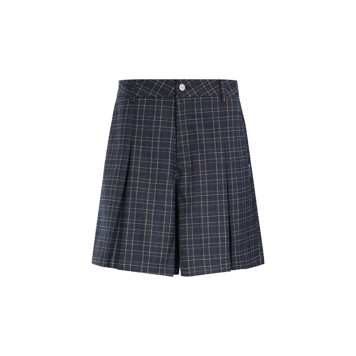 FUNKYFUN 2024AW британская ретро клетчатая складка, силуэты, trunks/шорты-купальные casual