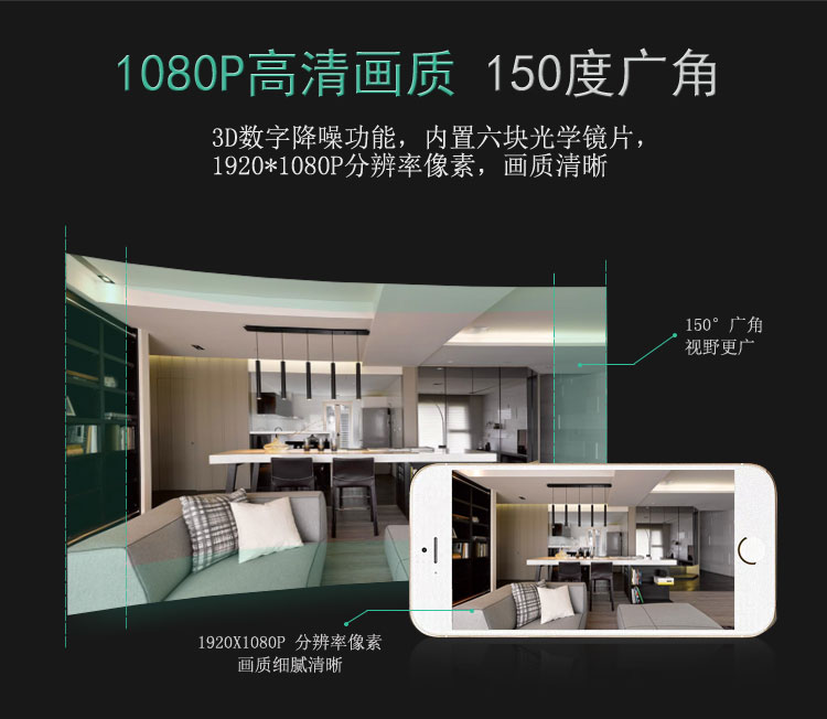 Miniature máy ảnh điện thoại wifi từ xa không dây gia đình HD điện thoại nhỏ camera điện thoại di động giám sát trong nhà - Máy quay video kỹ thuật số máy quay trộm