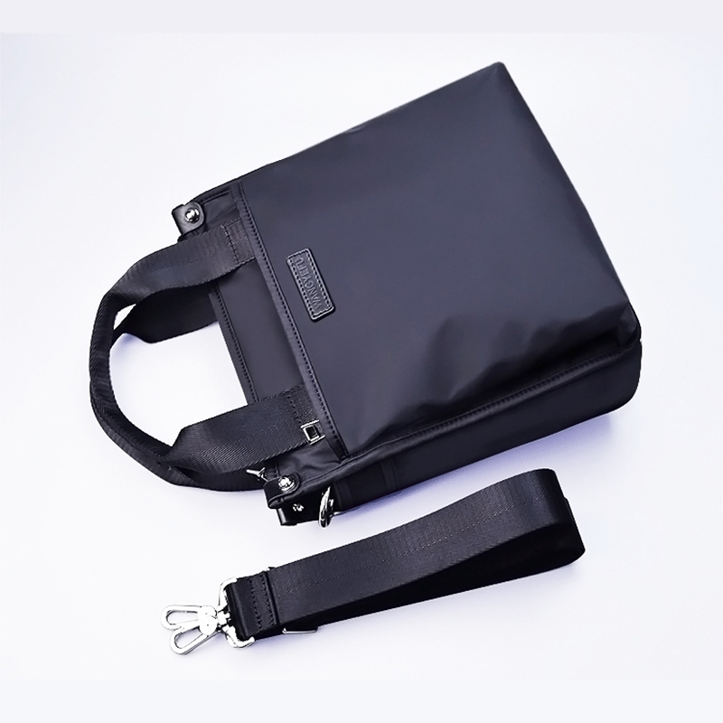 Male Oxford Cloth Handbag Single Shoulder Diagonal Satchel Waterproof Business Casual Men's Official Hands Carry Canvas Briefe Wave