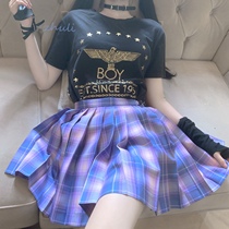 (Uniform party) Girls Storm-Sweet Girl JK uniform plaid skirt pleated summer college girls