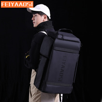 Single Board Ski Bag Ski Backpack Double Shouldboard Bag Large Capacity Double Board Mens Equipment Full Set Containing Snowshoe Snowshoes