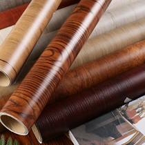 Thickened waterproof and oil-proof self-adhesive wallpaper old furniture wardrobe desk refurbished stickers wood grain stickers Boeing soft film