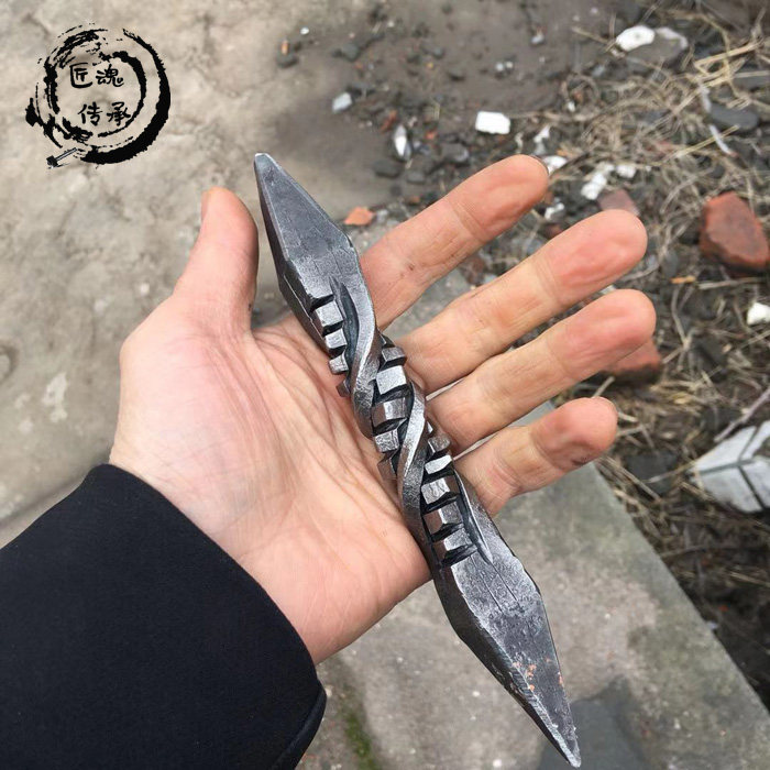 Hand forged and punched in the Philippines Cool Stick Self Defense Anti-Body Weaponry Exercises Tactical Stick On-board Broken Windows