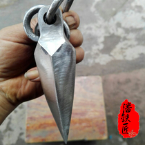 Pan blacksmith traditional hand-forged multi-sided solid dart meteor dart 18 soft weapons martial arts equipment