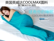 Đỉnh chim greenhermit COOLMAX siêu nhẹ du lịch túi ngủ wicking mát mất ngủ khách sạn cách nhiệt