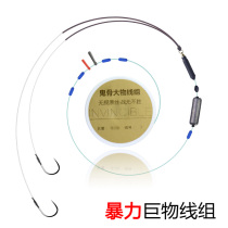 Fishing giant sturgeon green big material line group Herring line Main line fishing line set set set finished Taiwan fishing full set