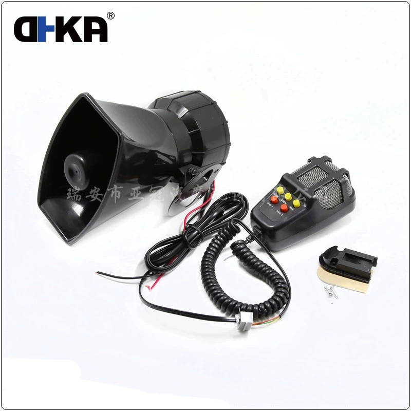 Megaphone, microphone, (Physicals), 100W, 12v