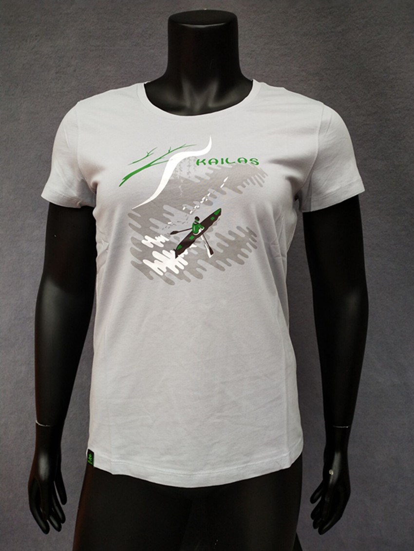 Kailas Kele Stone Women's Outdoor Casual Round Collar Short Sleeve Pure Cotton T-shirt KG720358