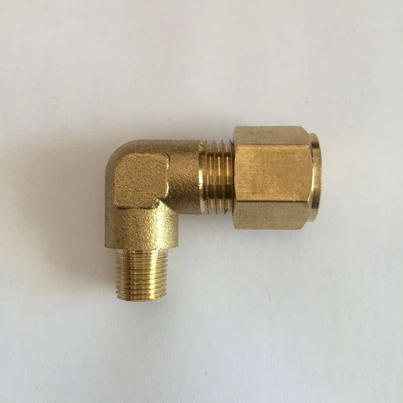 Brass Thickened outer wire right-angle fittings Copper pipe fittings Elbow fittings 1 8 1 4 - 6 8