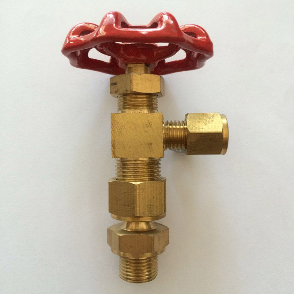 Brass right angle ferrule valve with live connection angle stop valve needle valve thickening 1 2-10 1 4-6