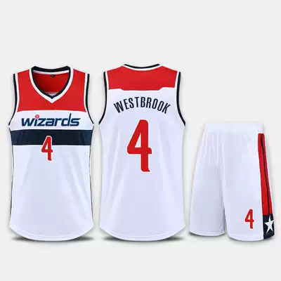 Wizards Vorkutz horse Jersey basketball uniform men's customized sports competition training uniform female children